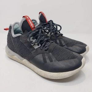 Adidas Originals Tubular Runner Weave Athletic Shoes Size 8 Mens Gray Red